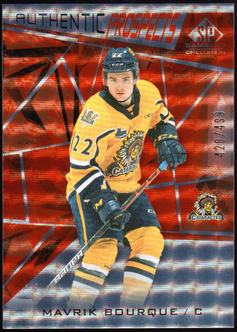 (image for) 2021-22 SP Game Used CHL Orange #39 Mavrik Bourque