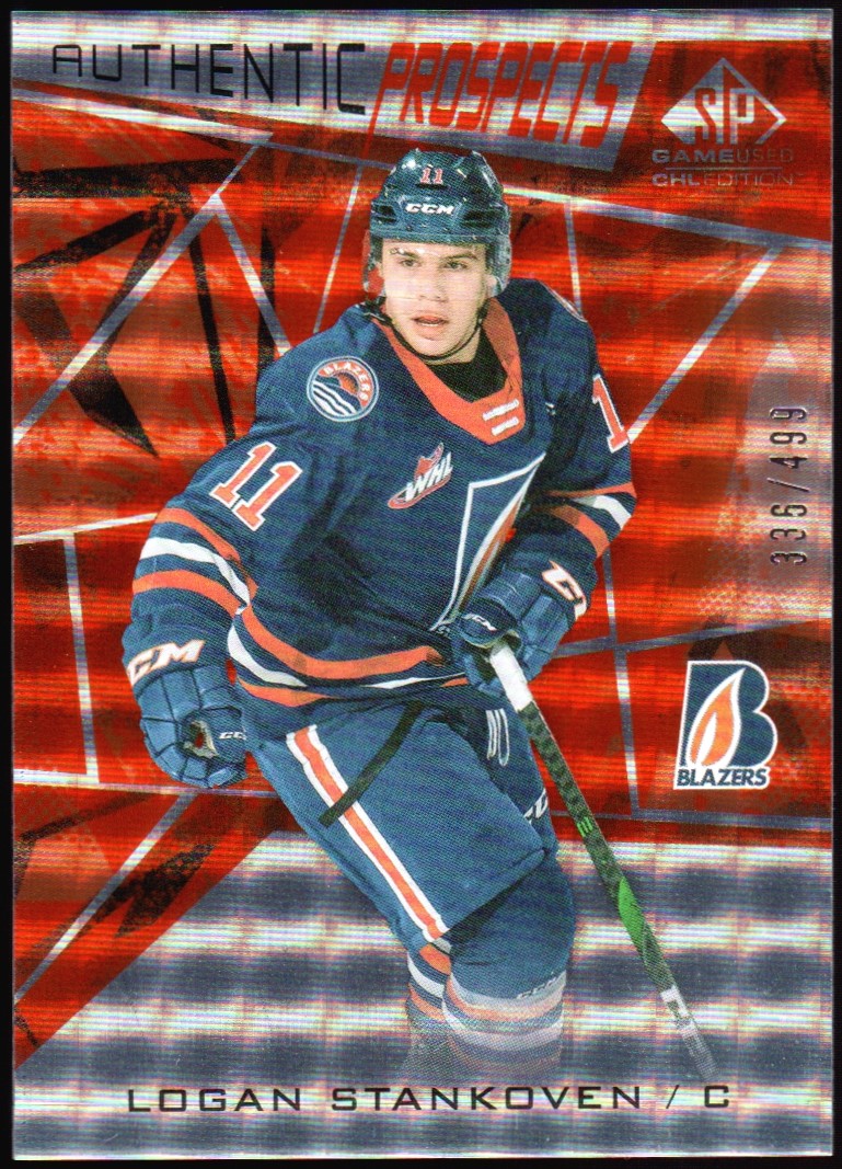 (image for) 2021-22 SP Game Used CHL Orange #33 Logan Stankoven