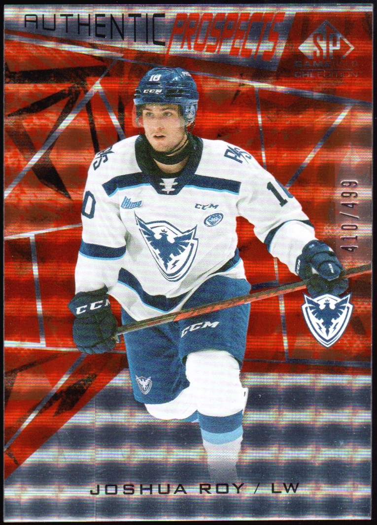 (image for) 2021-22 SP Game Used CHL Orange #35 Joshua Roy