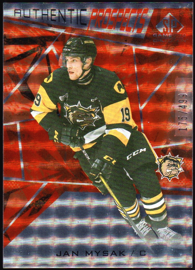 (image for) 2021-22 SP Game Used CHL Orange #56 Jan Mysak