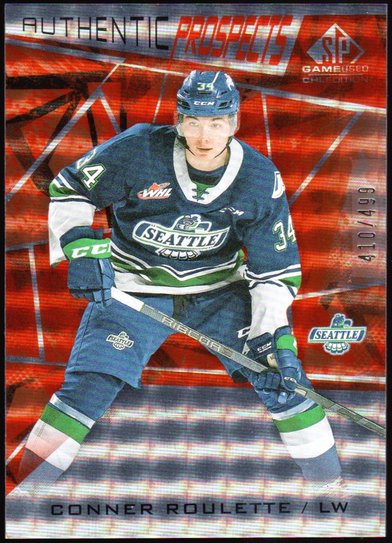 (image for) 2021-22 SP Game Used CHL Orange #63 Conner Roulette