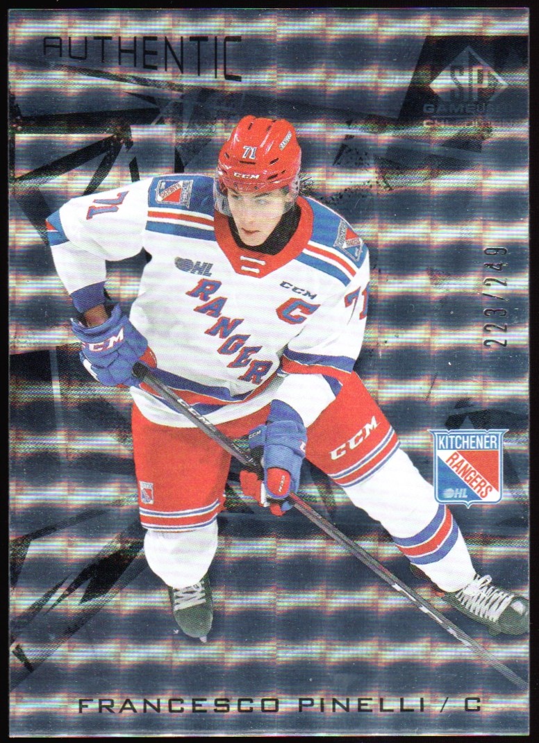 (image for) 2021-22 SP Game Used CHL Silver #38 Francesco Pinelli