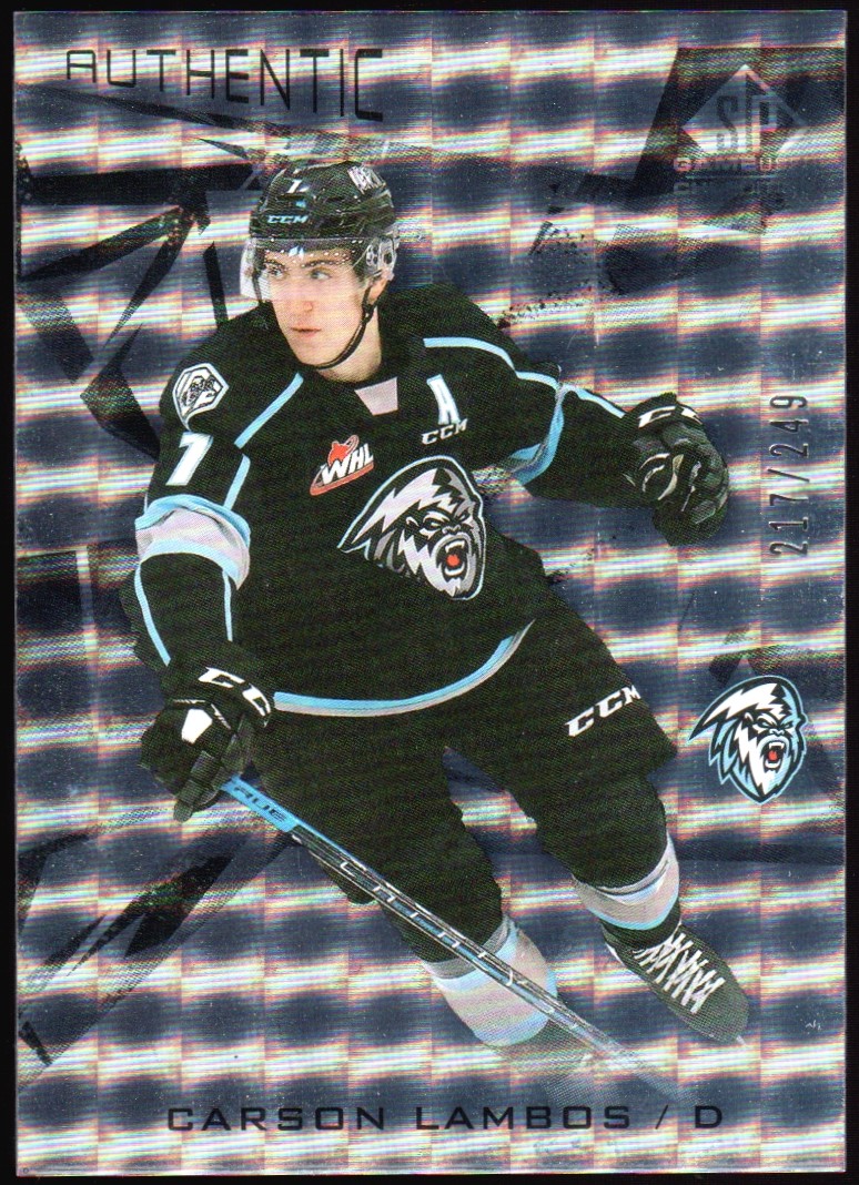 (image for) 2021-22 SP Game Used CHL Silver #68 Carson Lambos