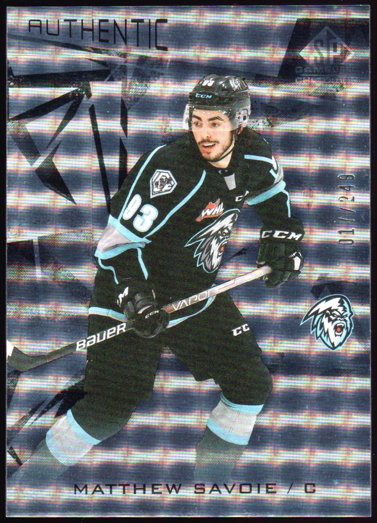 (image for) 2021-22 SP Game Used CHL Silver #55 Matthew Savoie