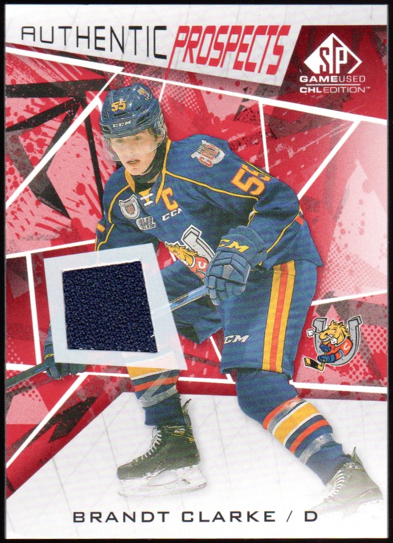 (image for) 2021-22 SP Game Used CHL Jerseys Red #44 Brandt Clarke