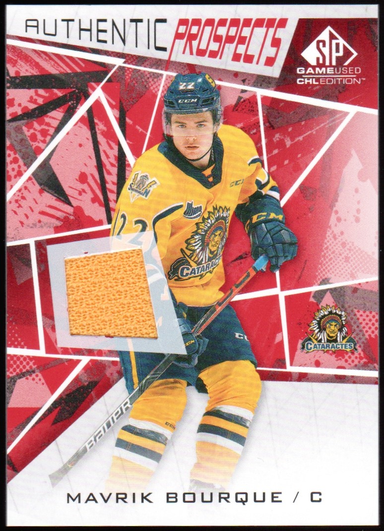 (image for) 2021-22 SP Game Used CHL Jerseys Red #39 Mavrik Bourque