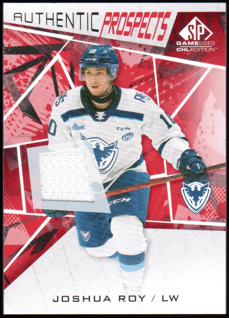 (image for) 2021-22 SP Game Used CHL Jerseys Red #35 Joshua Roy