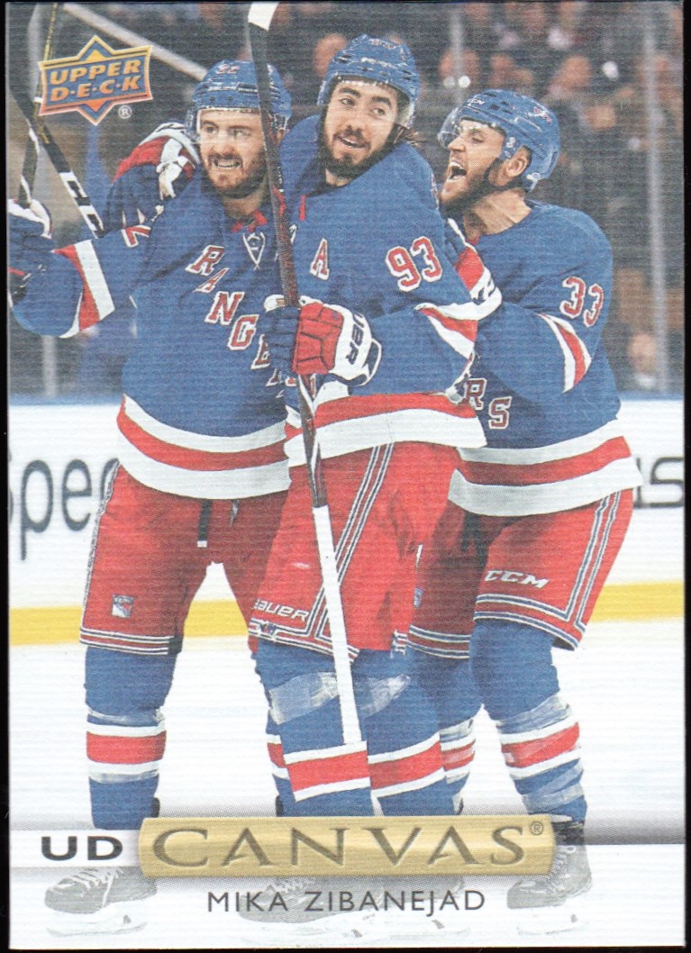 (image for) 2019-20 Upper Deck Canvas #C39 Mika Zibanejad