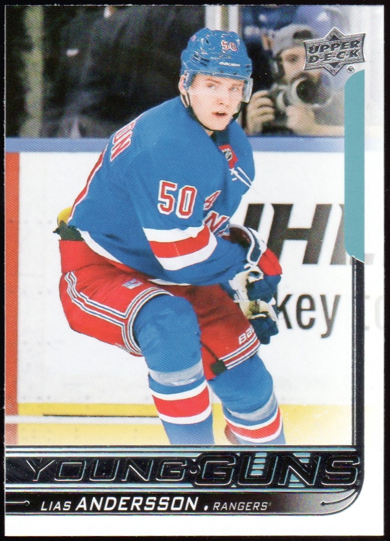 (image for) 2018-19 Upper Deck #497 Lias Andersson YG RC YOUNG GUNS