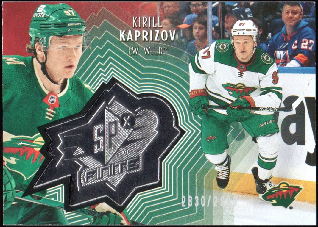 (image for) 2021-22 Upper Deck SPx Finite #SF25 Kirill Kaprizov 2830/2999