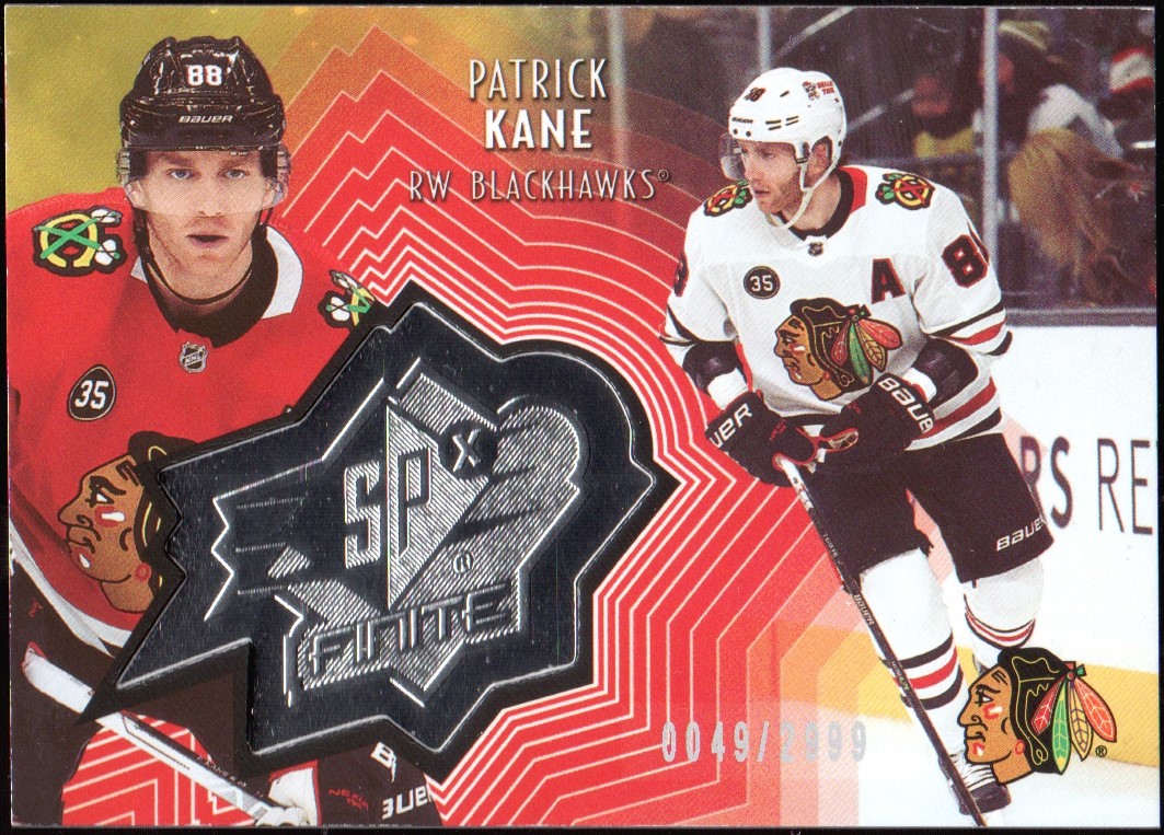 (image for) 2021-22 Upper Deck SPx Finite #SF12 Patrick Kane 0049/2999