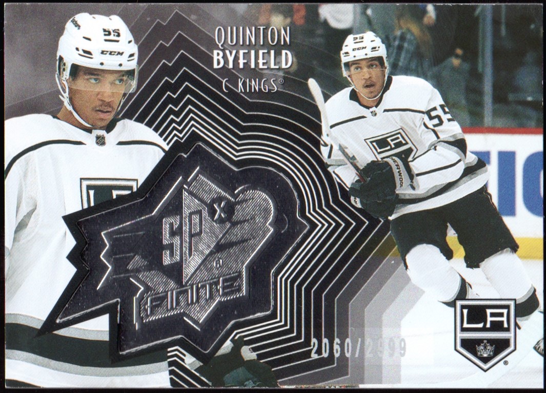 2021-22 Upper Deck SPx Finite #SF23 Quinton Byfield 2060/2999 (image for) 2021-22 Upper Deck SPx Finite #SF23 Quinton Byfield 2060/2999