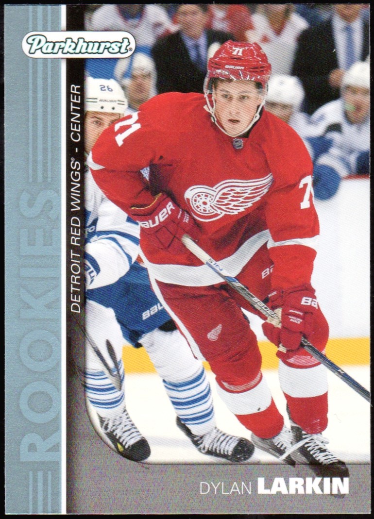 2015-16 Parkhurst Rookies Blue #PR4 Dylan Larkin (image for) 2015-16 Parkhurst Rookies Blue #PR4 Dylan Larkin
