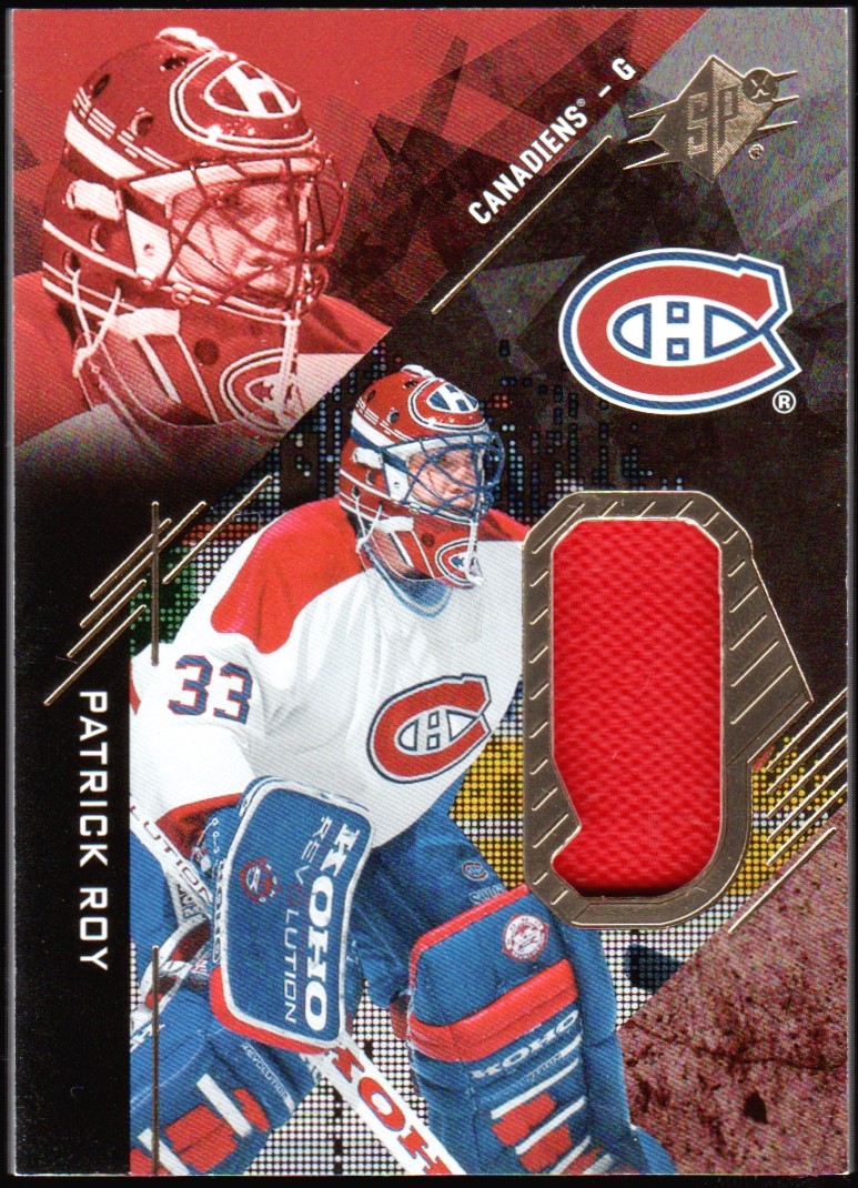 (image for) 2017-18 SPx Materials #22 Patrick Roy - Jerseys