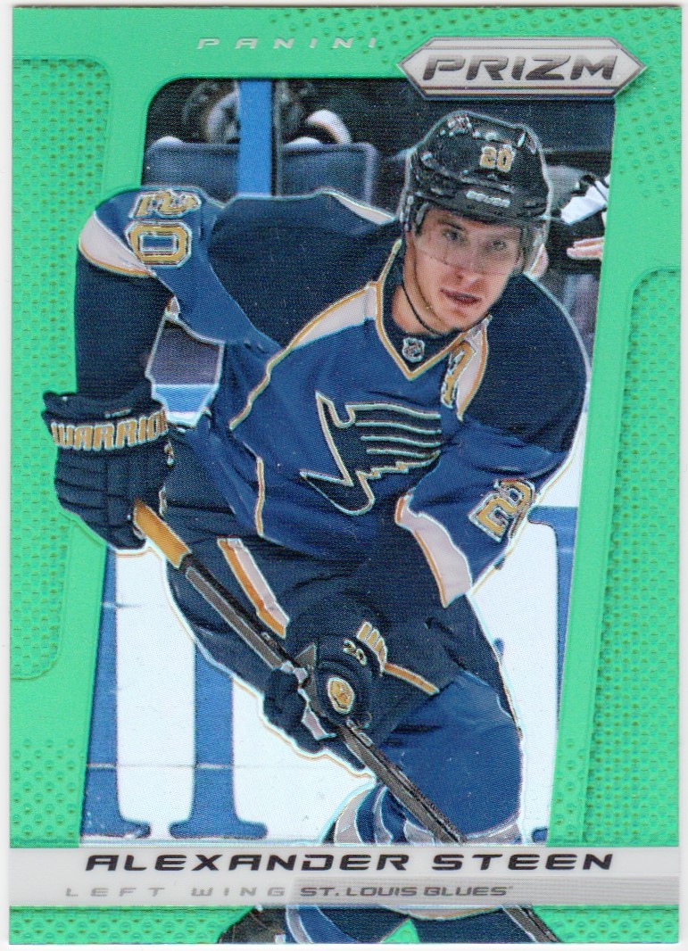 (image for) 2013-14 Panini Prizm Prizms Green #184 Alexander Steen
