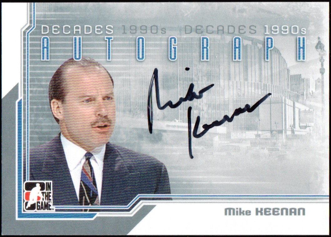 (image for) 2013-14 ITG Decades 1990s Autographs #AMK Mike Keenan