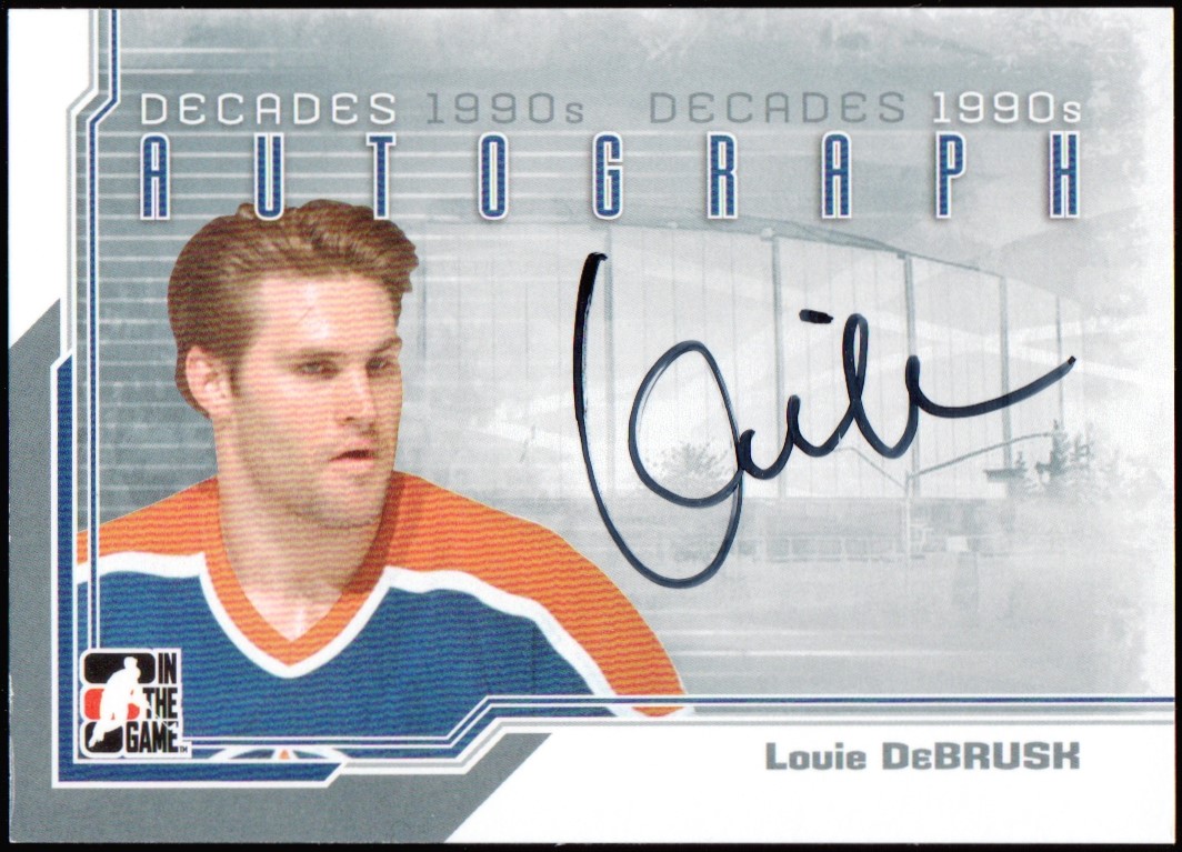 (image for) 2013-14 ITG Decades 1990s Autographs #ALD Louis DeBrusk