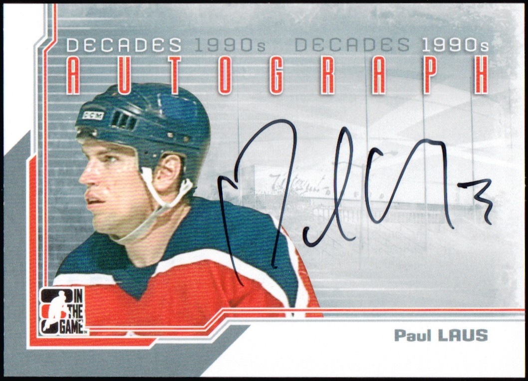 (image for) 2013-14 ITG Decades 1990s Autographs #APLA Paul Laus
