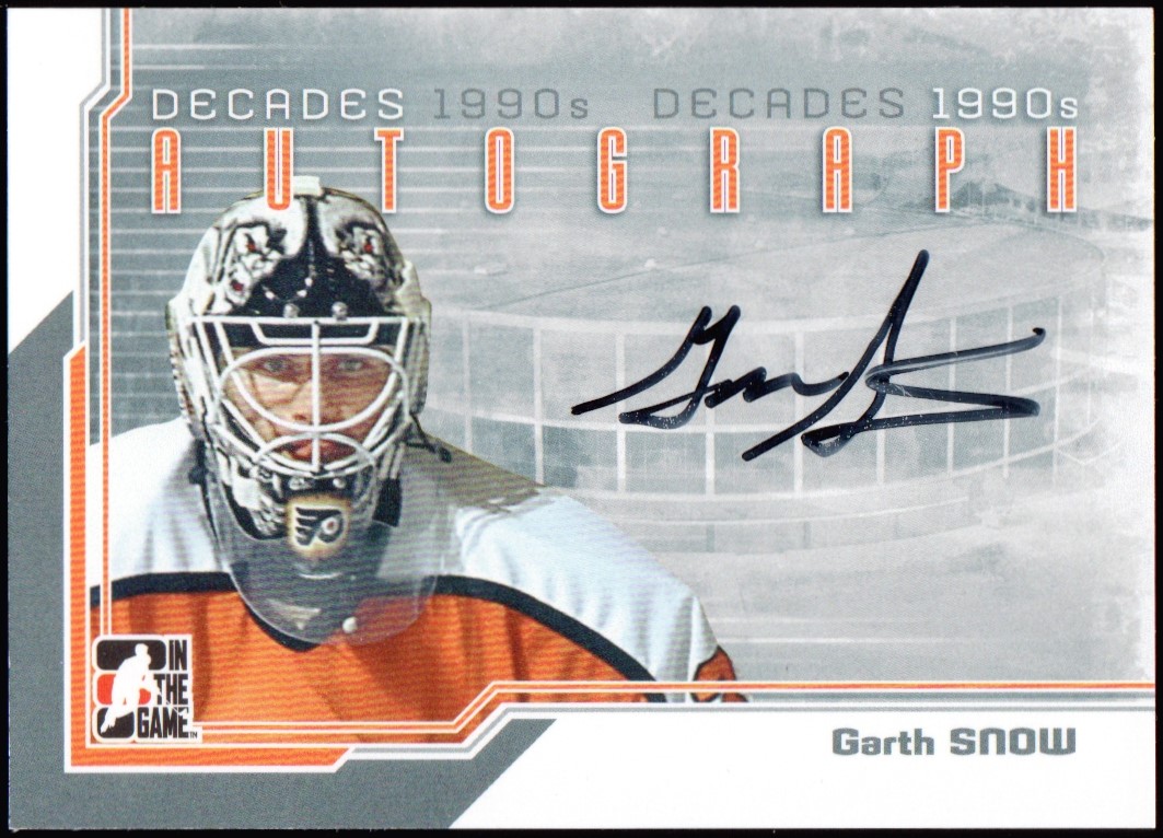 (image for) 2013-14 ITG Decades 1990s Autographs #AGS Garth Snow
