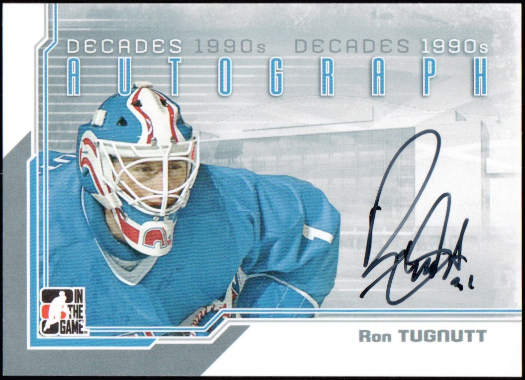 (image for) 2013-14 ITG Decades 1990s Autographs #ART Ron Tugnutt