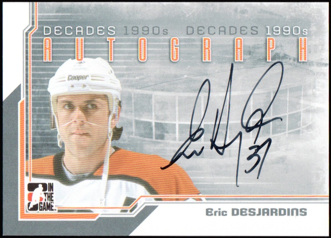 (image for) 2013-14 ITG Decades 1990s Autographs #AED Eric Desjardins
