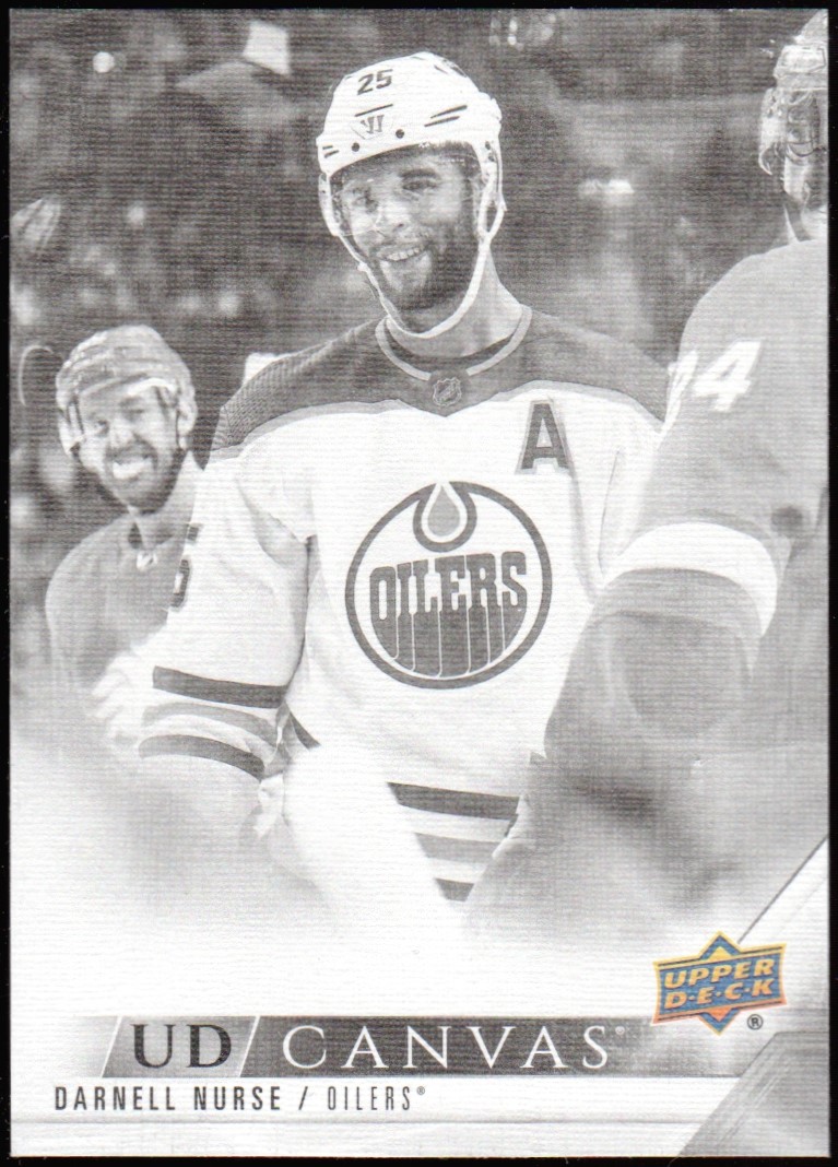 (image for) 2022-23 Upper Deck UD Canvas Black and White #C155 Darnell Nurse