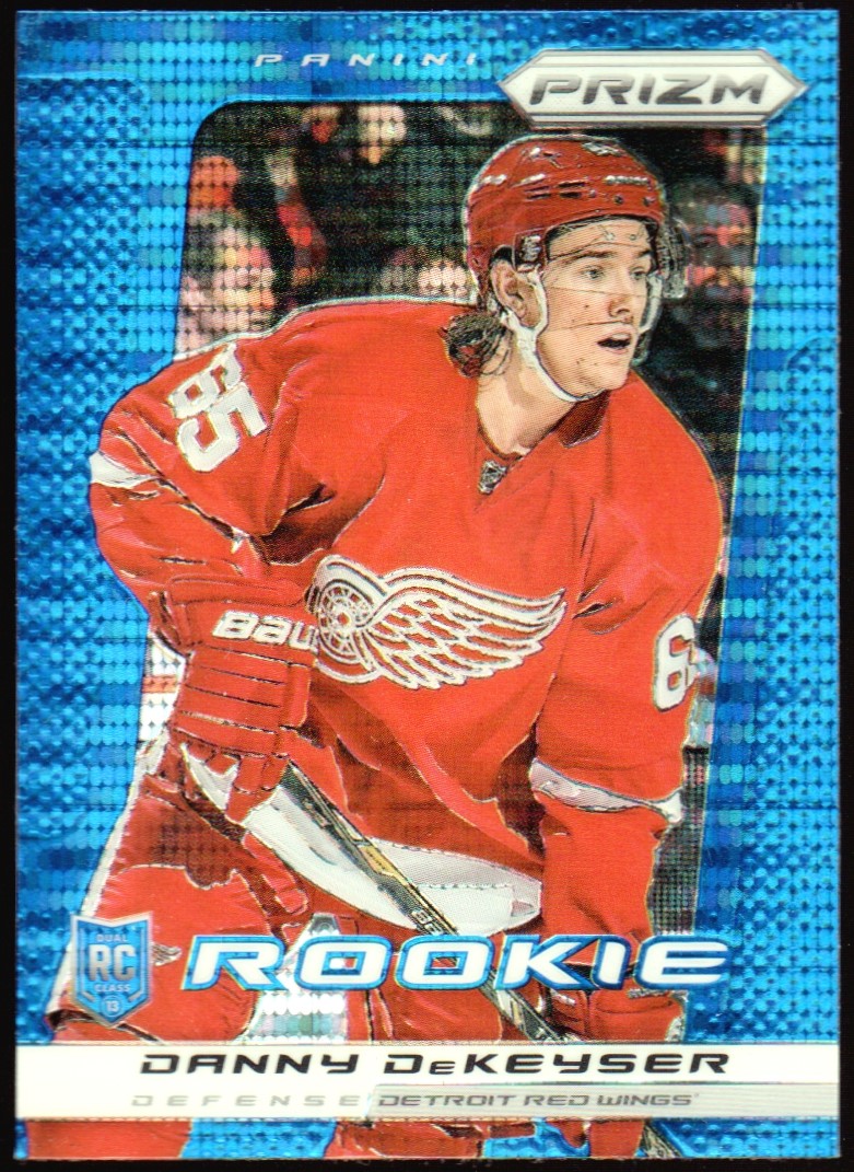2013-14 Panini Prizm Prizms Blue Pulsar #236 Danny DeKeyser RC (image for) 2013-14 Panini Prizm Prizms Blue Pulsar #236 Danny DeKeyser RC