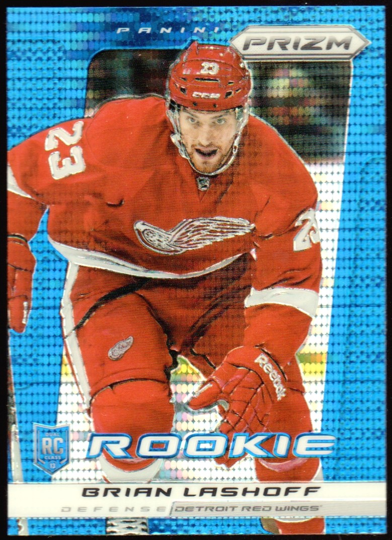 2013-14 Panini Prizm Prizms Blue Pulsar #234 Brian Lashoff RC (image for) 2013-14 Panini Prizm Prizms Blue Pulsar #234 Brian Lashoff RC