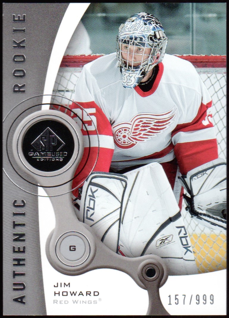 2005-06 SP Game Used #150 Jim Howard RC 157/999 (image for) 2005-06 SP Game Used #150 Jim Howard RC 157/999