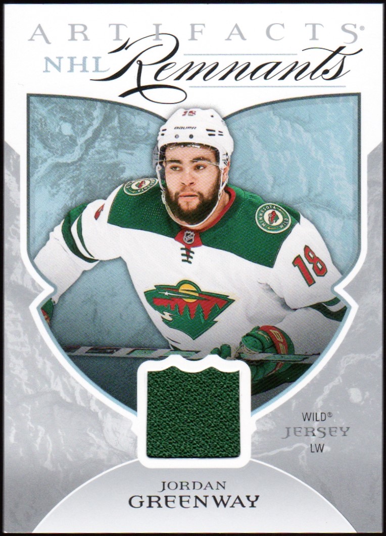 (image for) 2022-23 Artifacts NHL Remnants #NRJG Jordan Greenway