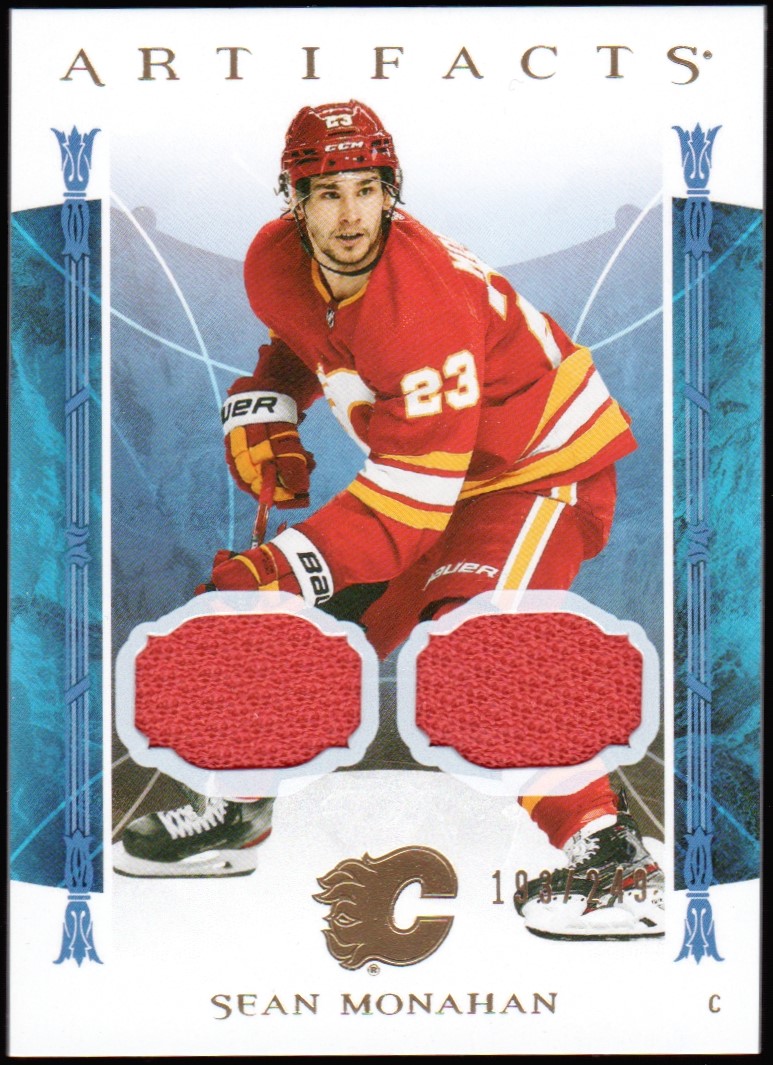 (image for) 2022-23 Artifacts Materials Gold #63 Sean Monahan 193/249