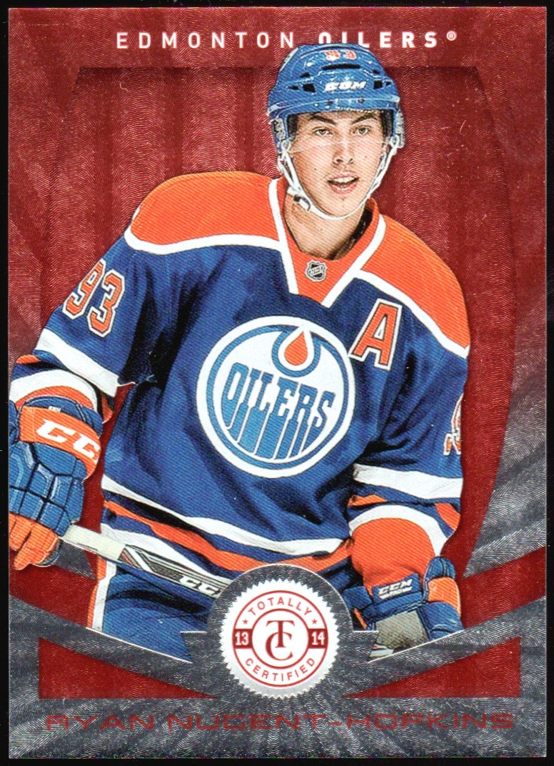 2013-14 Totally Certified Platinum Red #5 Ryan Nugent-Hopkins (image for) 2013-14 Totally Certified Platinum Red #5 Ryan Nugent-Hopkins
