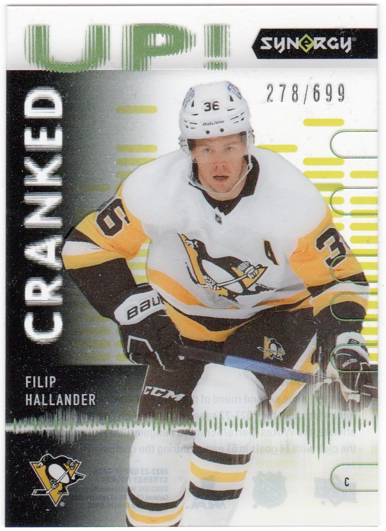 2022-23 Synergy Cranked Up #CUFH Filip Hallander 278/699 (image for) 2022-23 Synergy Cranked Up #CUFH Filip Hallander 278/699