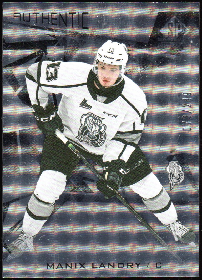 (image for) 2021-22 SP Game Used CHL Silver #36 Manix Landry