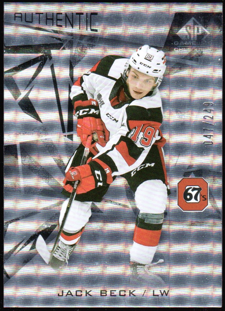 (image for) 2021-22 SP Game Used CHL Silver #32 Jack Beck