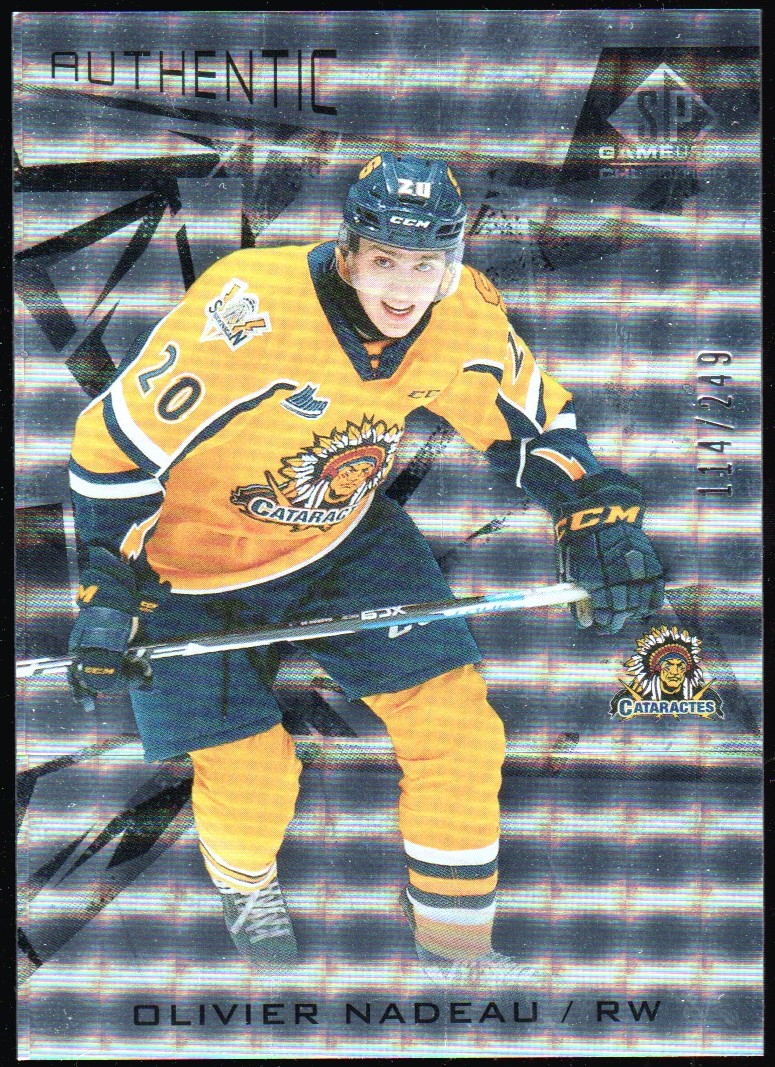 (image for) 2021-22 SP Game Used CHL Silver #24 Olivier Nadeau