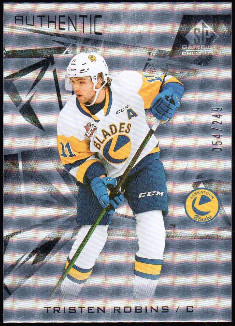 (image for) 2021-22 SP Game Used CHL Silver #21 Tristen Robins