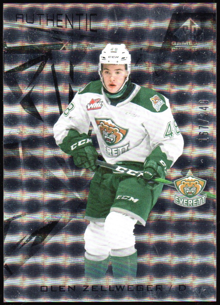 (image for) 2021-22 SP Game Used CHL Silver #27 Olen Zellweger