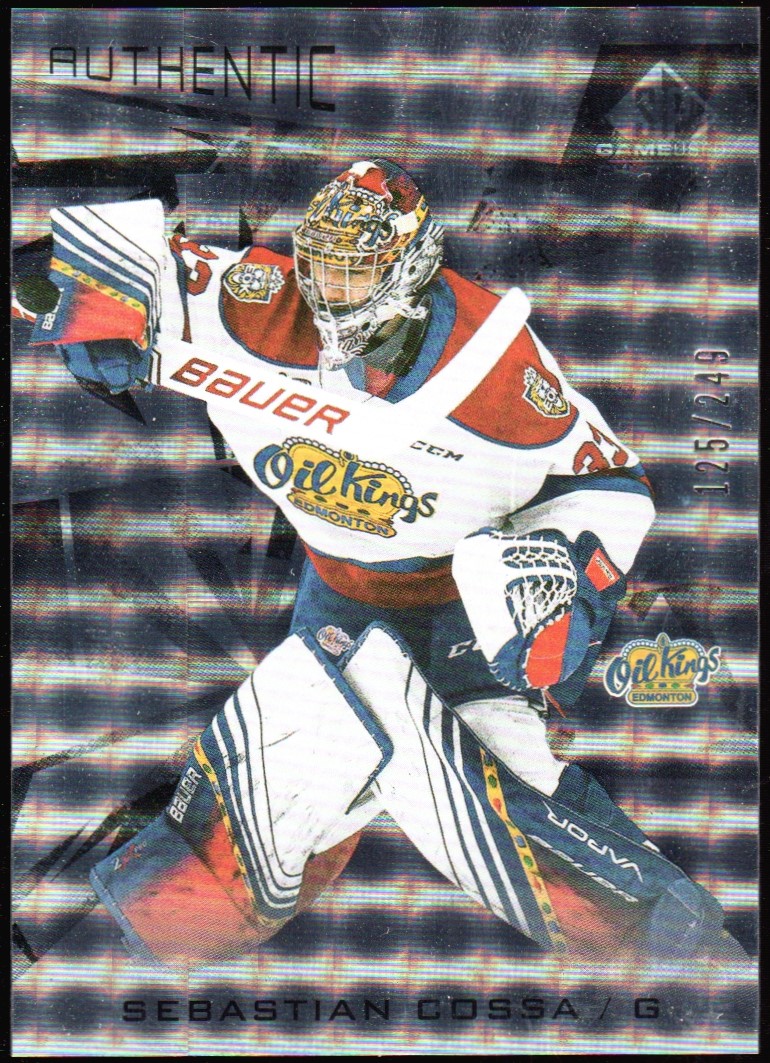 (image for) 2021-22 SP Game Used CHL Silver #15 Sebastian Cossa