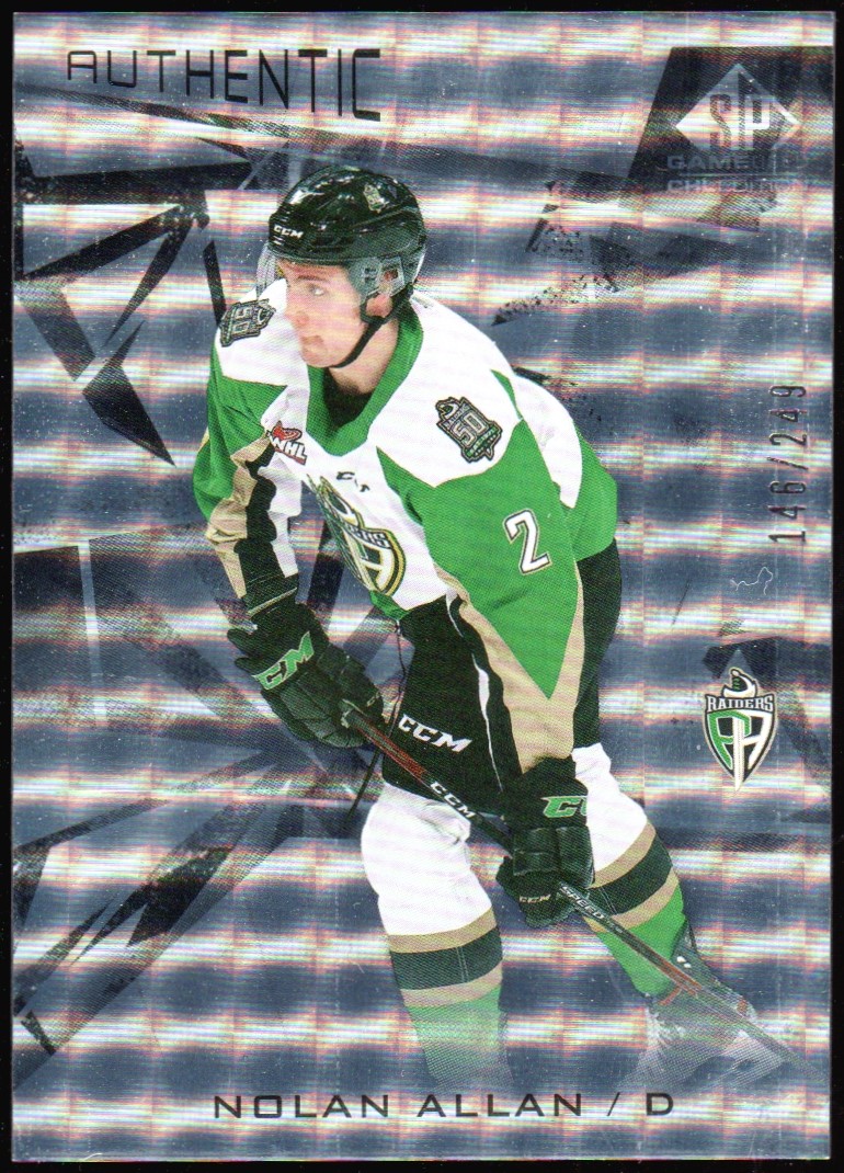 (image for) 2021-22 SP Game Used CHL Silver #10 Nolan Allan