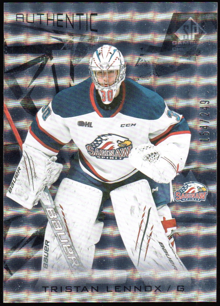 (image for) 2021-22 SP Game Used CHL Silver #8 Tristan Lennox