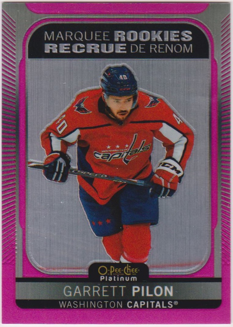 (image for) 2021-22 O-Pee-Chee Platinum Matte Pink #250 Garrett Pilon