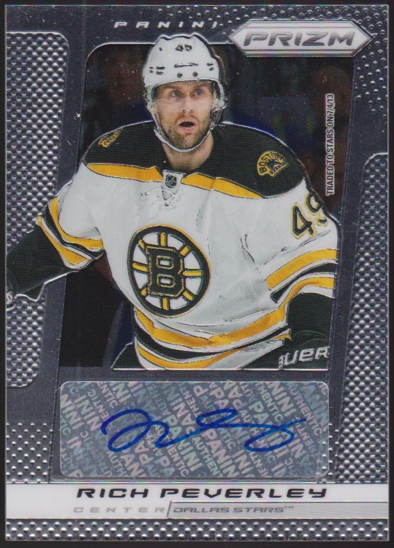2013-14 Panini Prizm Autographs #AHY Rich Peverley (image for) 2013-14 Panini Prizm Autographs #AHY Rich Peverley