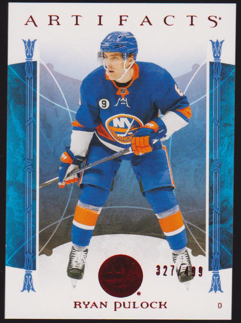 2022-23 Artifacts Ruby #23 Ryan Pulock 327/499 (image for) 2022-23 Artifacts Ruby #23 Ryan Pulock 327/499