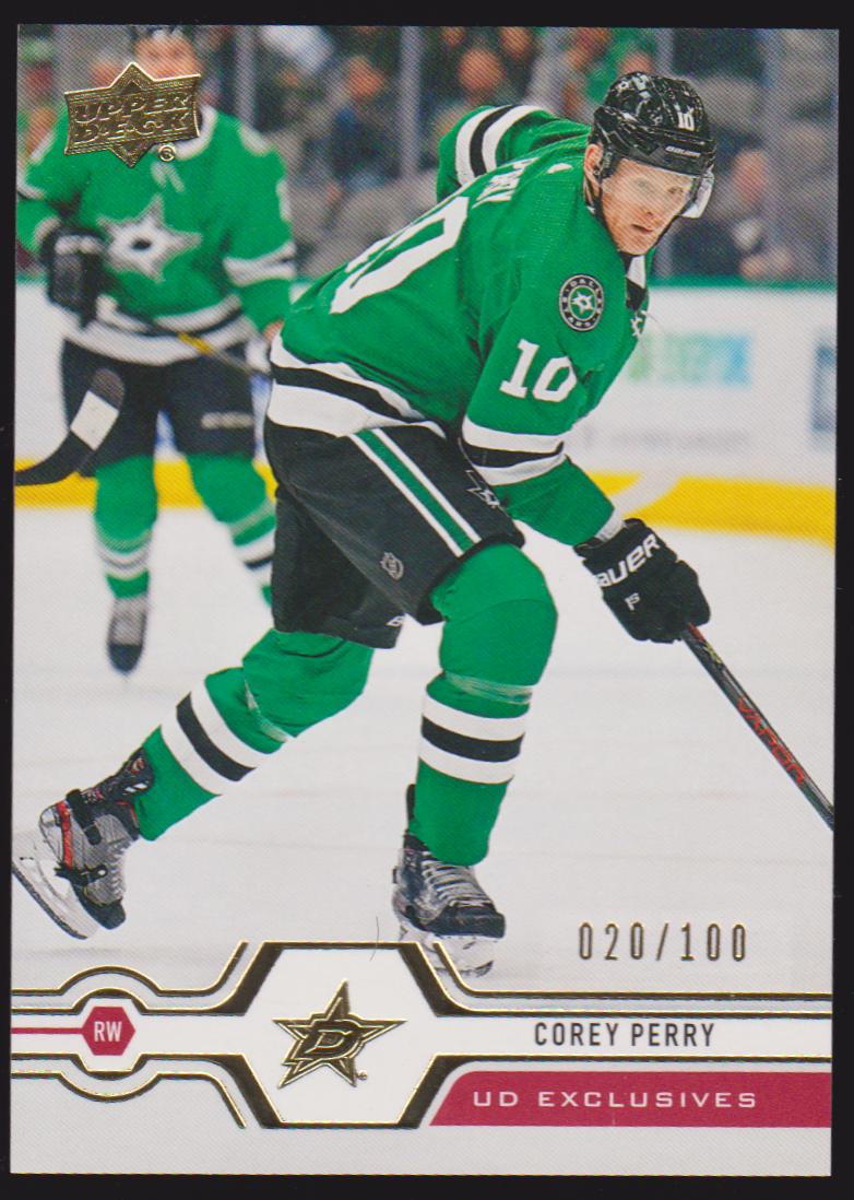 (image for) 2019-20 Upper Deck Exclusives #394 Corey Perry 20/100
