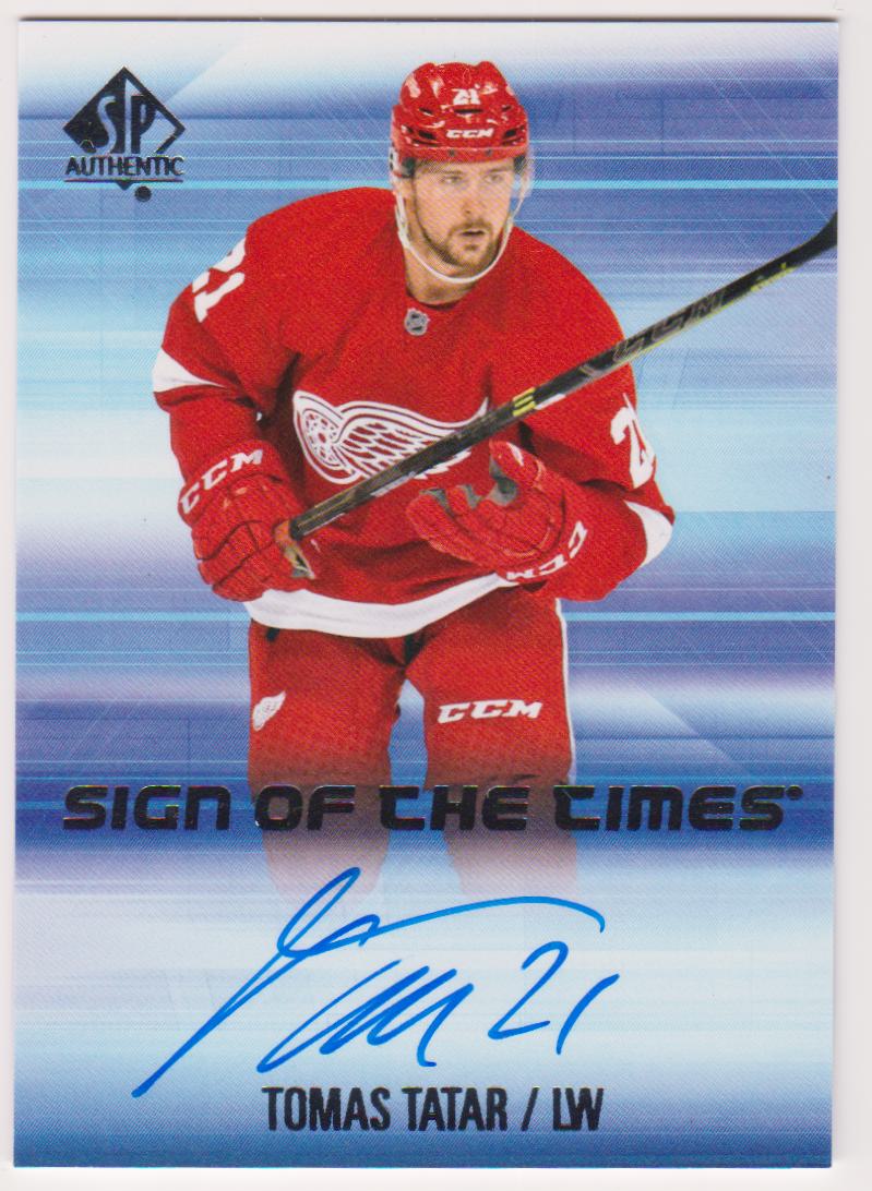(image for) 2015-16 SP Authentic Sign of the Times #SOTTTA Tomas Tatar