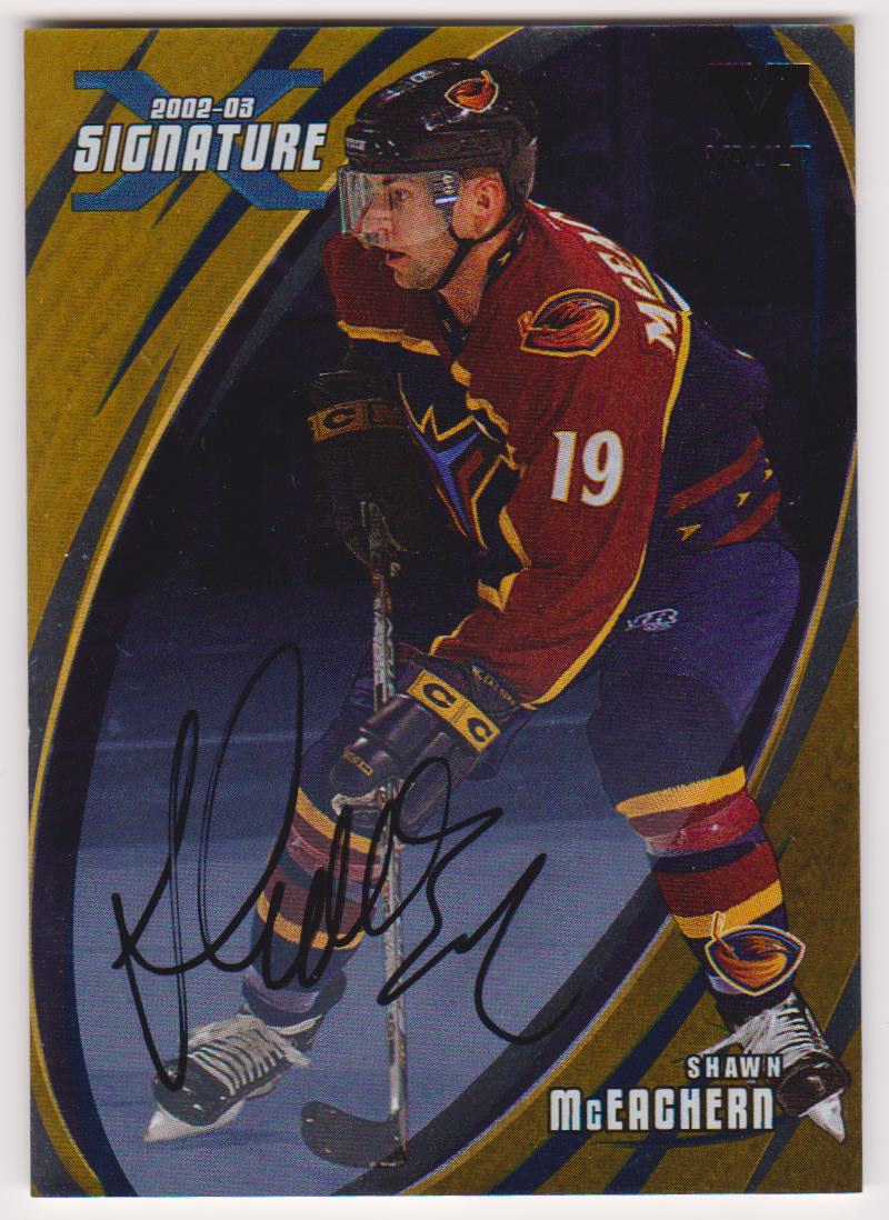 (image for) 2002-03 BAP Signature Series Autographs Gold #79 Shawn McEachern