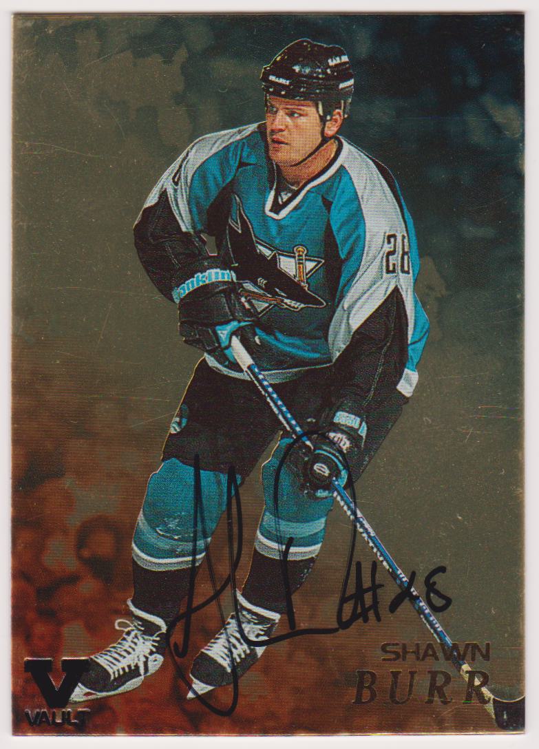 (image for) 1998-99 Be A Player Autographs Gold #121 Shawn Burr Vault