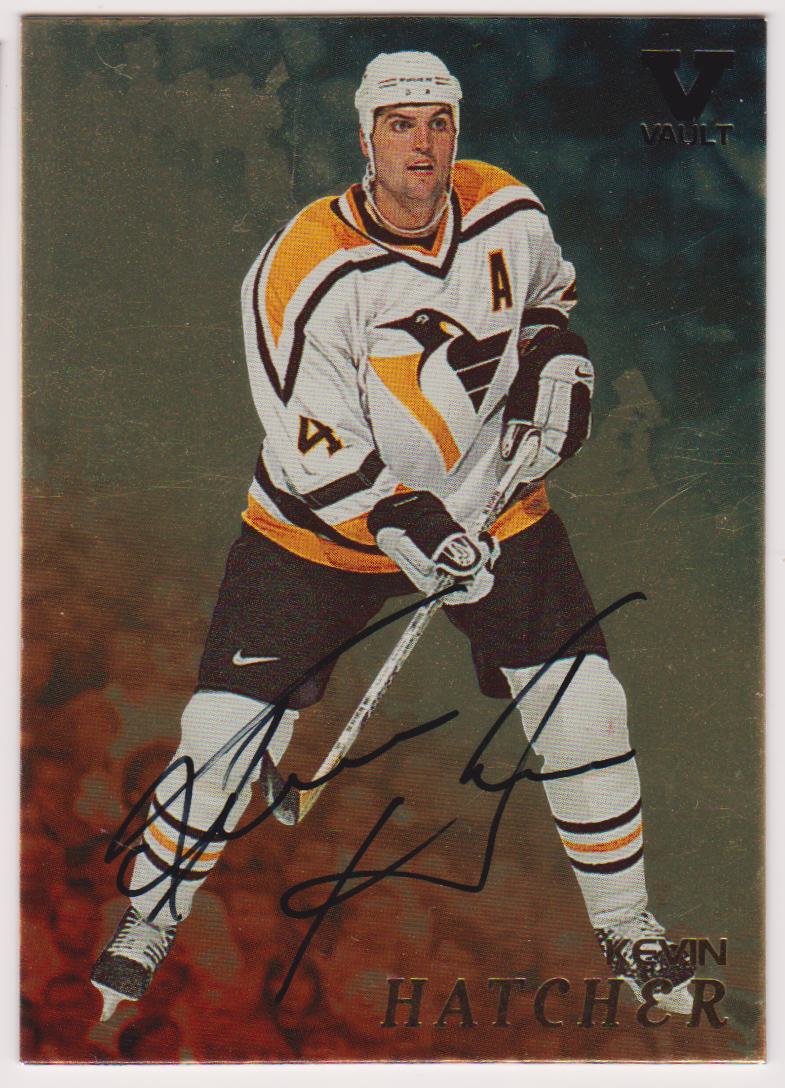1998-99 Be A Player Autographs Gold #112 Kevin Hatcher Vault (image for) 1998-99 Be A Player Autographs Gold #112 Kevin Hatcher Vault