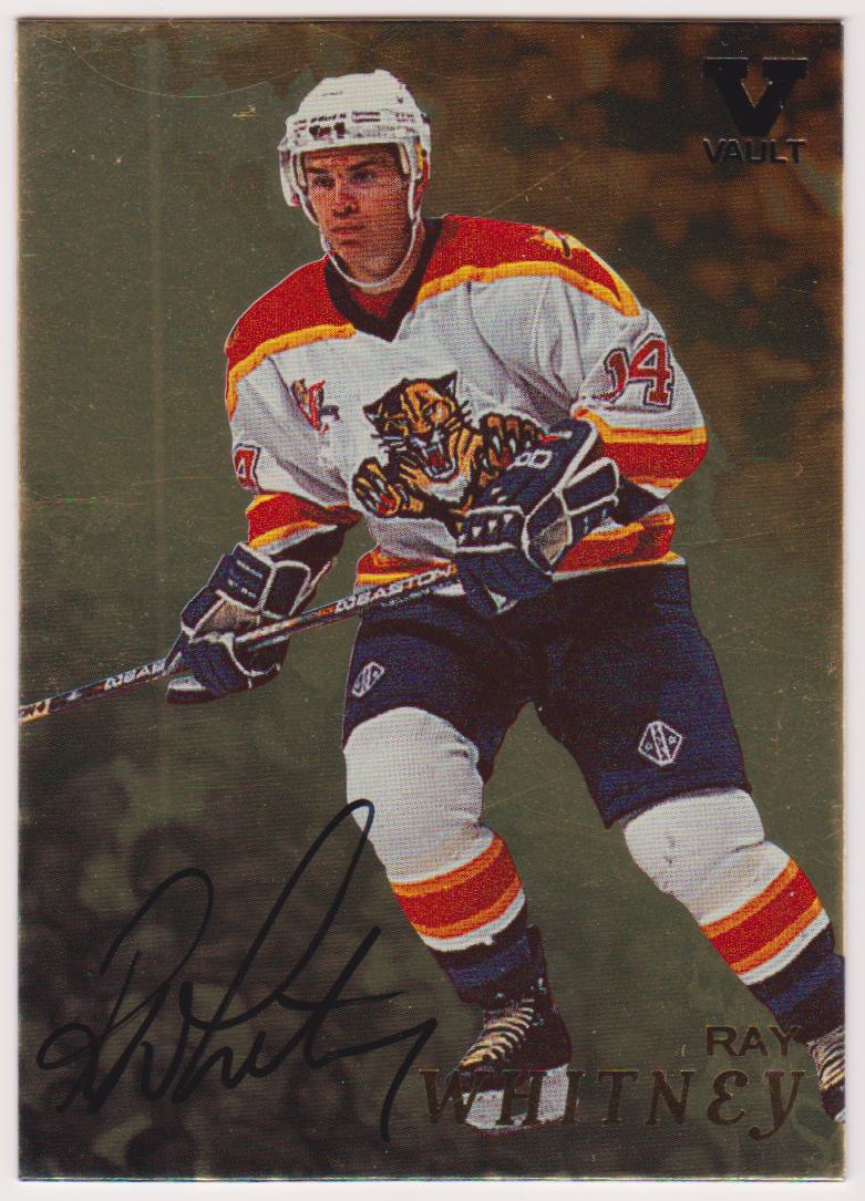 1998-99 Be A Player Autographs Gold #56 Ray Whitney Vault (image for) 1998-99 Be A Player Autographs Gold #56 Ray Whitney Vault